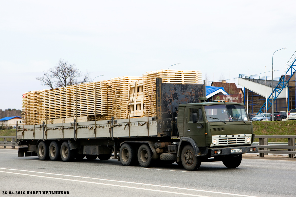 Тверская область, № Е 555 НВ 69 — КамАЗ-5410