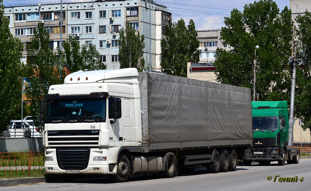 Волгоградская область, № Р 790 ВН 34 — DAF XF105 FT