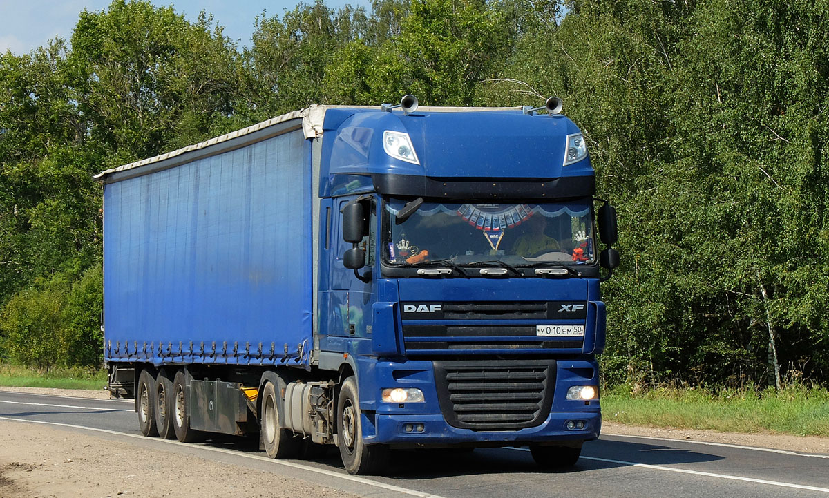 Московская область, № У 010 ЕМ 50 — DAF XF105 FT