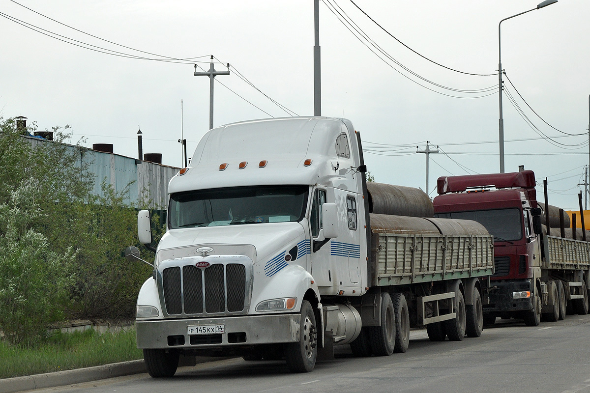 Саха (Якутия), № Р 145 КХ 14 — Peterbilt 387