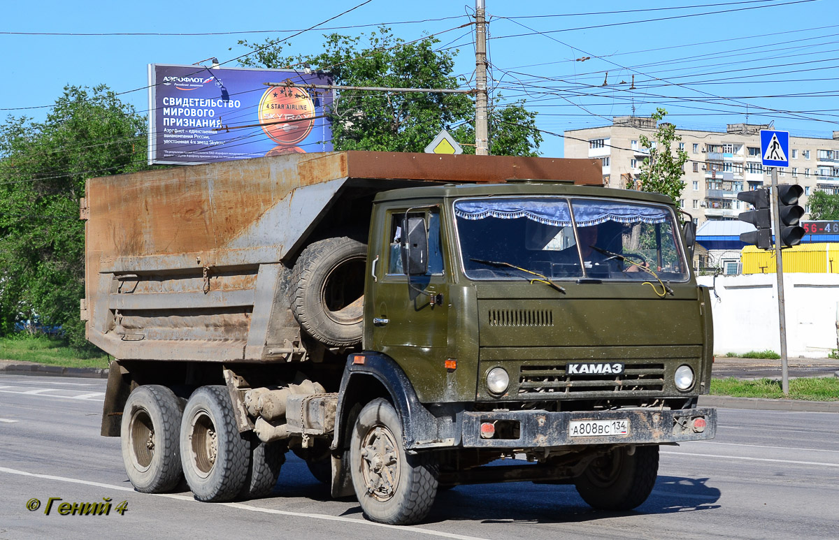 Волгоградская область, № А 808 ВС 134 — КамАЗ-55111 [551110]