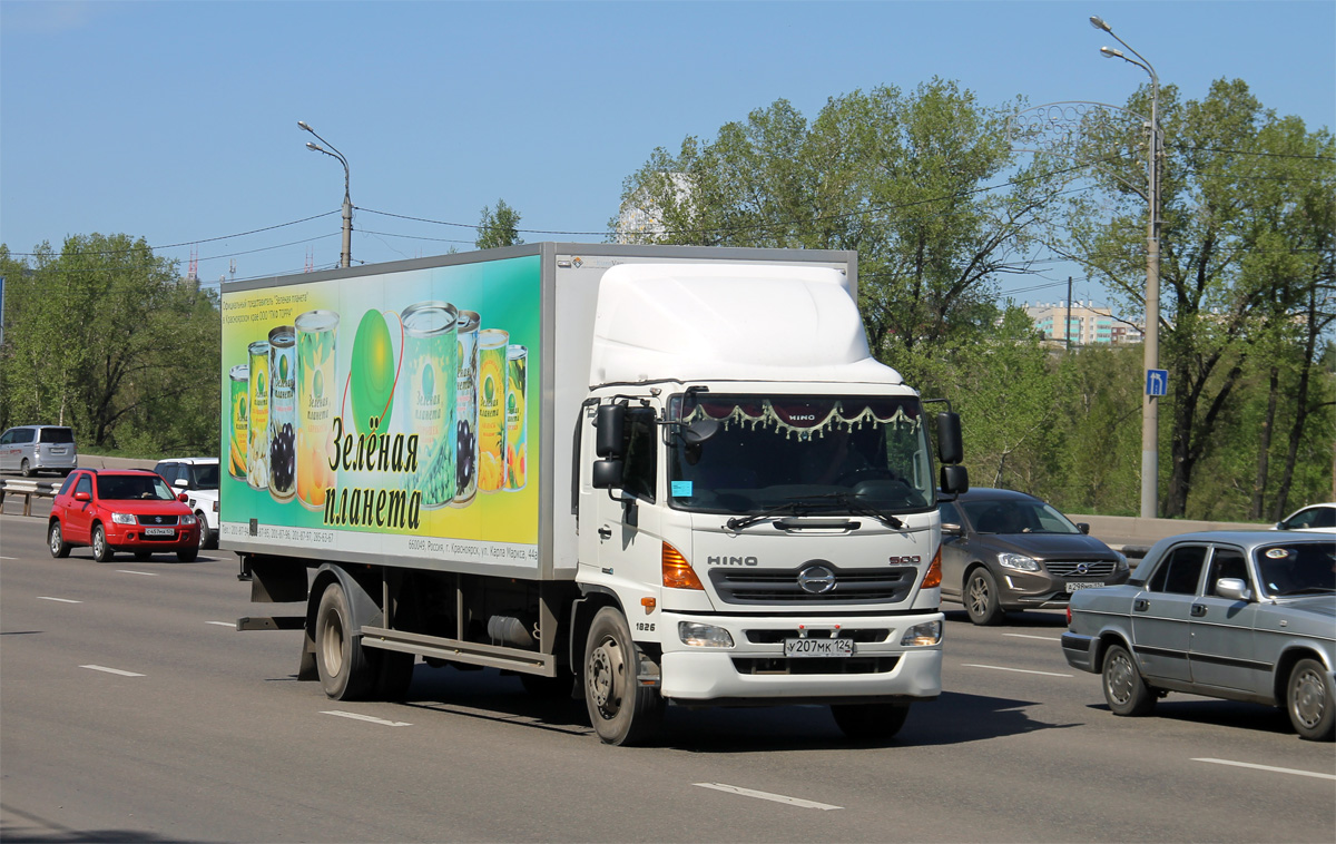 Красноярский край, № У 207 МК 124 — Hino 500