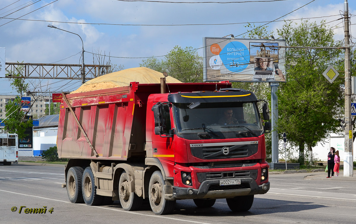 Волгоградская область, № А 002 УН 134 — Volvo ('2010) FMX.440 [X9P]