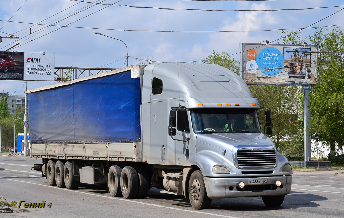 Волгоградская область, № А 488 ТО 34 — Freightliner Columbia