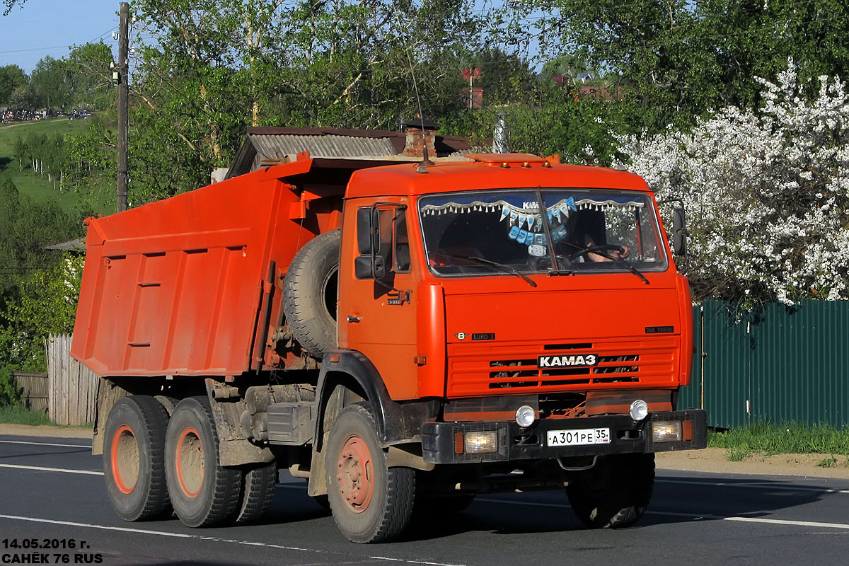 Вологодская область, № А 301 РЕ 35 — КамАЗ-65115 [651150]