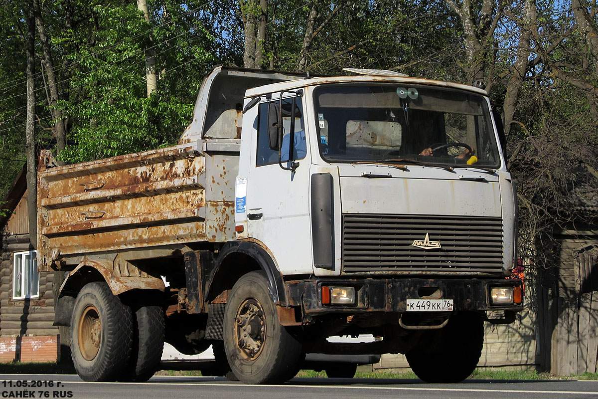 Ярославская область, № К 449 КК 76 — МАЗ-555102