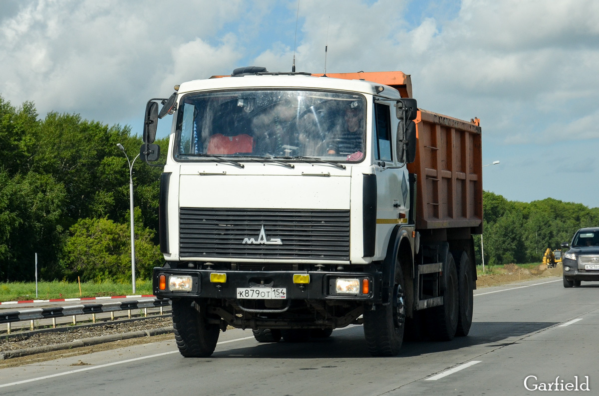 Новосибирская область, № К 879 ОТ 154 — МАЗ-5516A5