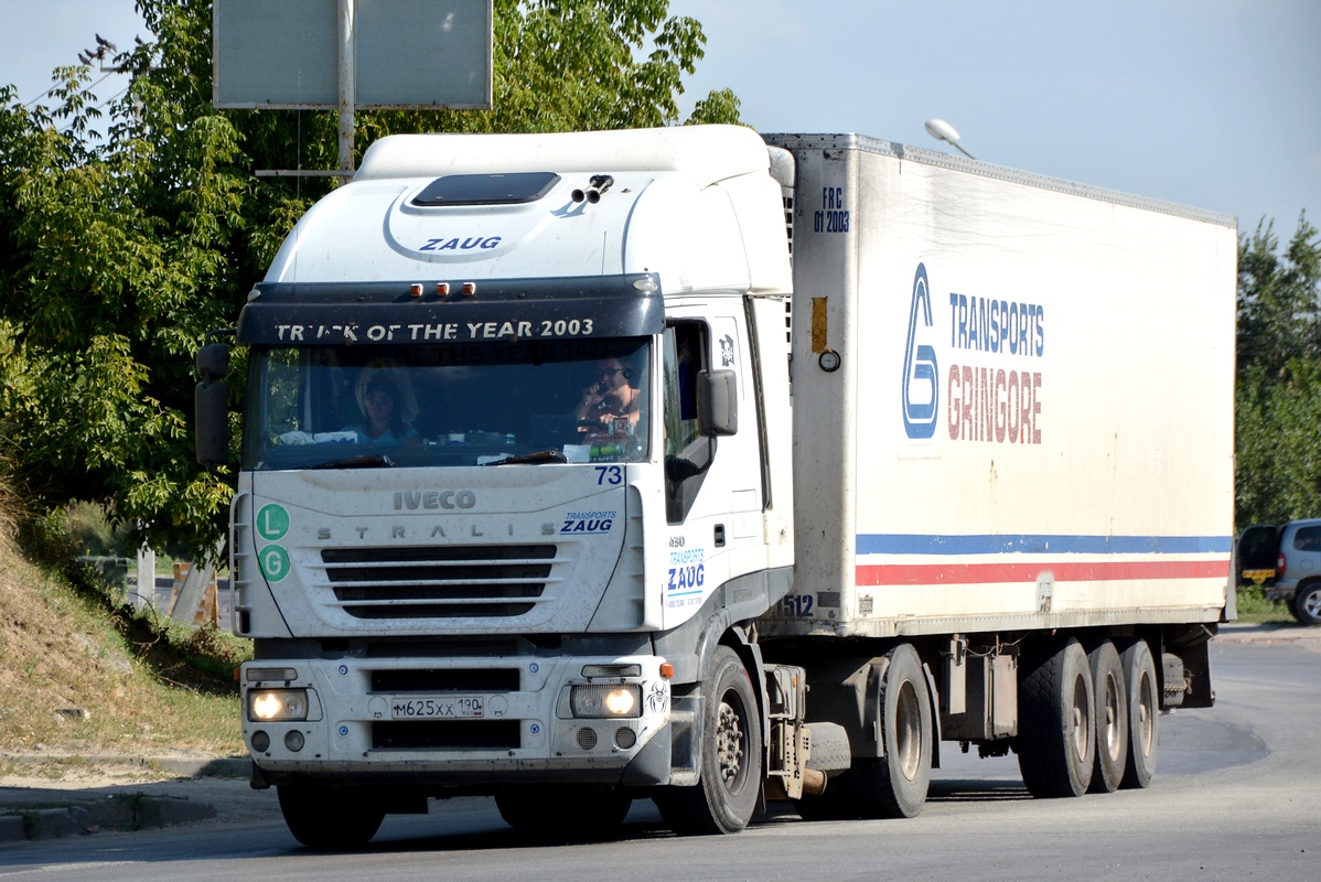 Московская область, № М 625 ХХ 190 — IVECO Stralis ('2002) 430