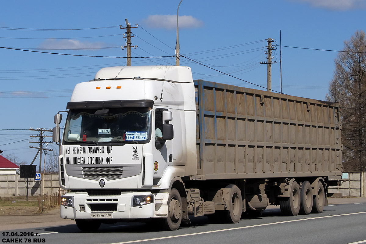 Санкт-Петербург, № В 479 МС 178 — Renault Premium ('2006) [X9P]