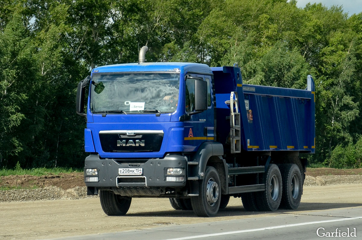 Новосибирская область, № Е 208 МК 154 — MAN TGS ('2007) 33.360