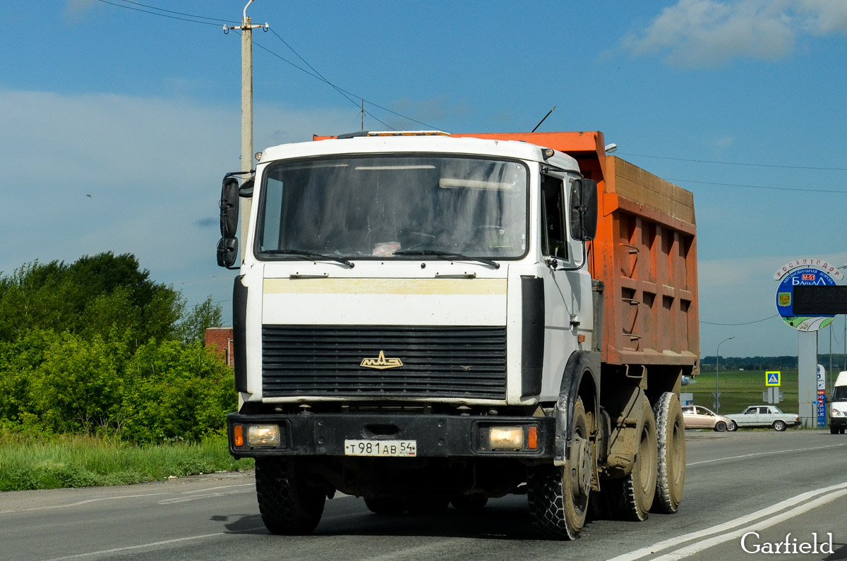 Новосибирская область, № Т 981 АВ 54 — МАЗ-551605