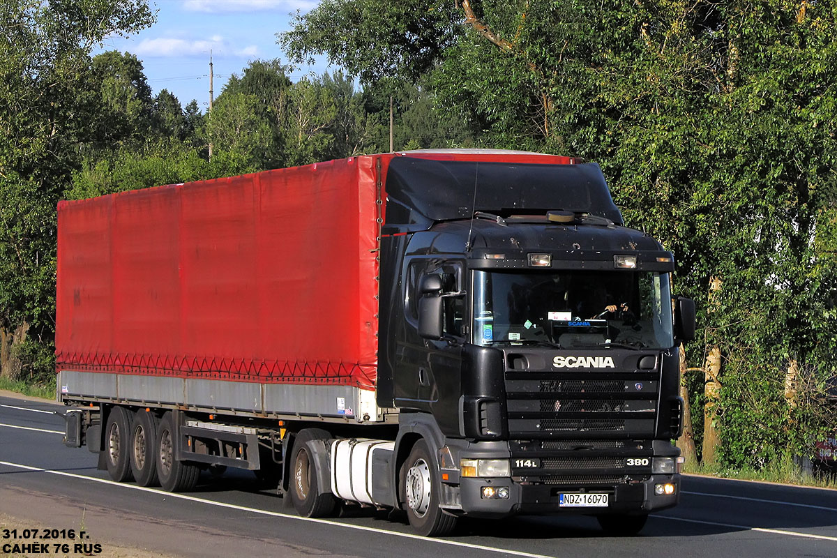 Польша, № NDZ 16070 — Scania ('1996) R114L