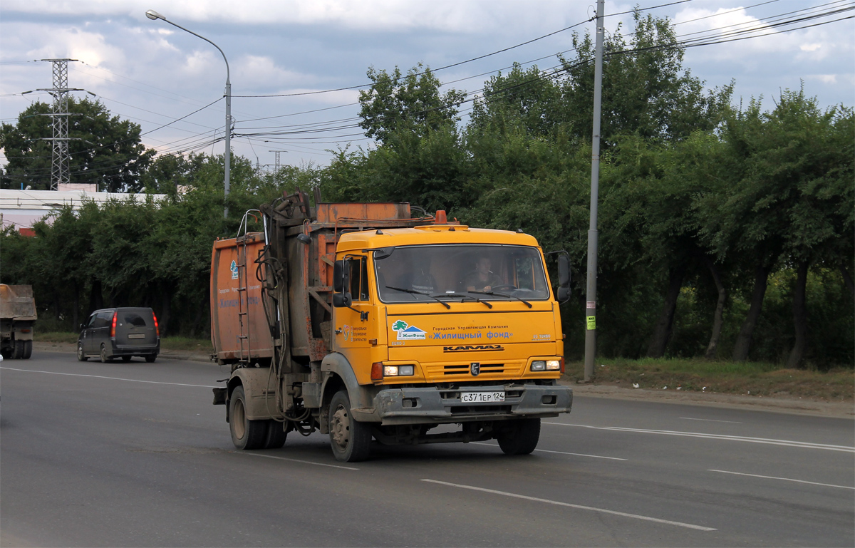 Красноярский край, № С 371 ЕР 124 — КамАЗ-4308-H3