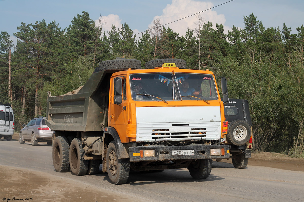 Саха (Якутия), № Х 202 ВТ 14 — КамАЗ-55111 [551110]