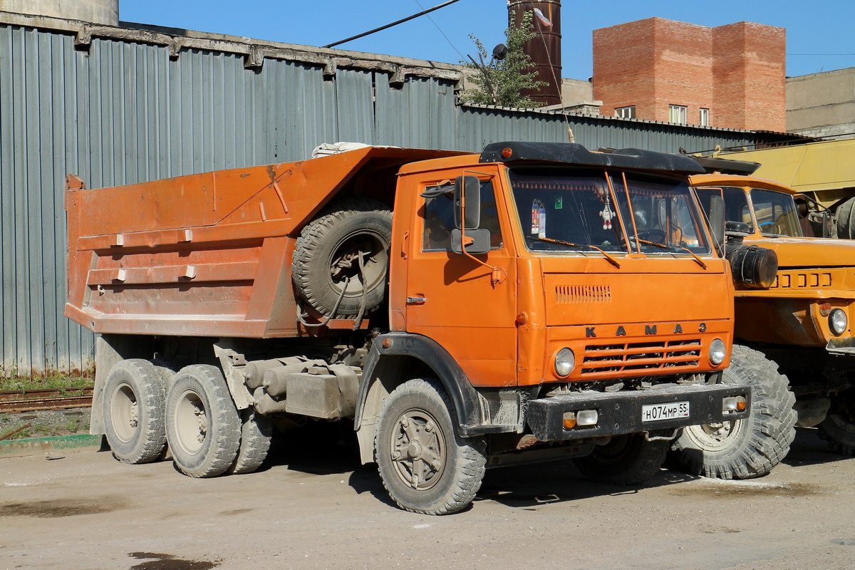 Омская область, № Н 074 МР 55 — КамАЗ-55111 [551110]