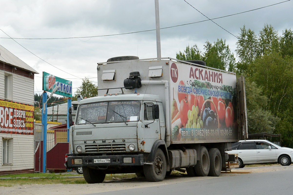 Ханты-Мансийский автоном.округ, № А 189 АА 186 — КамАЗ-53212