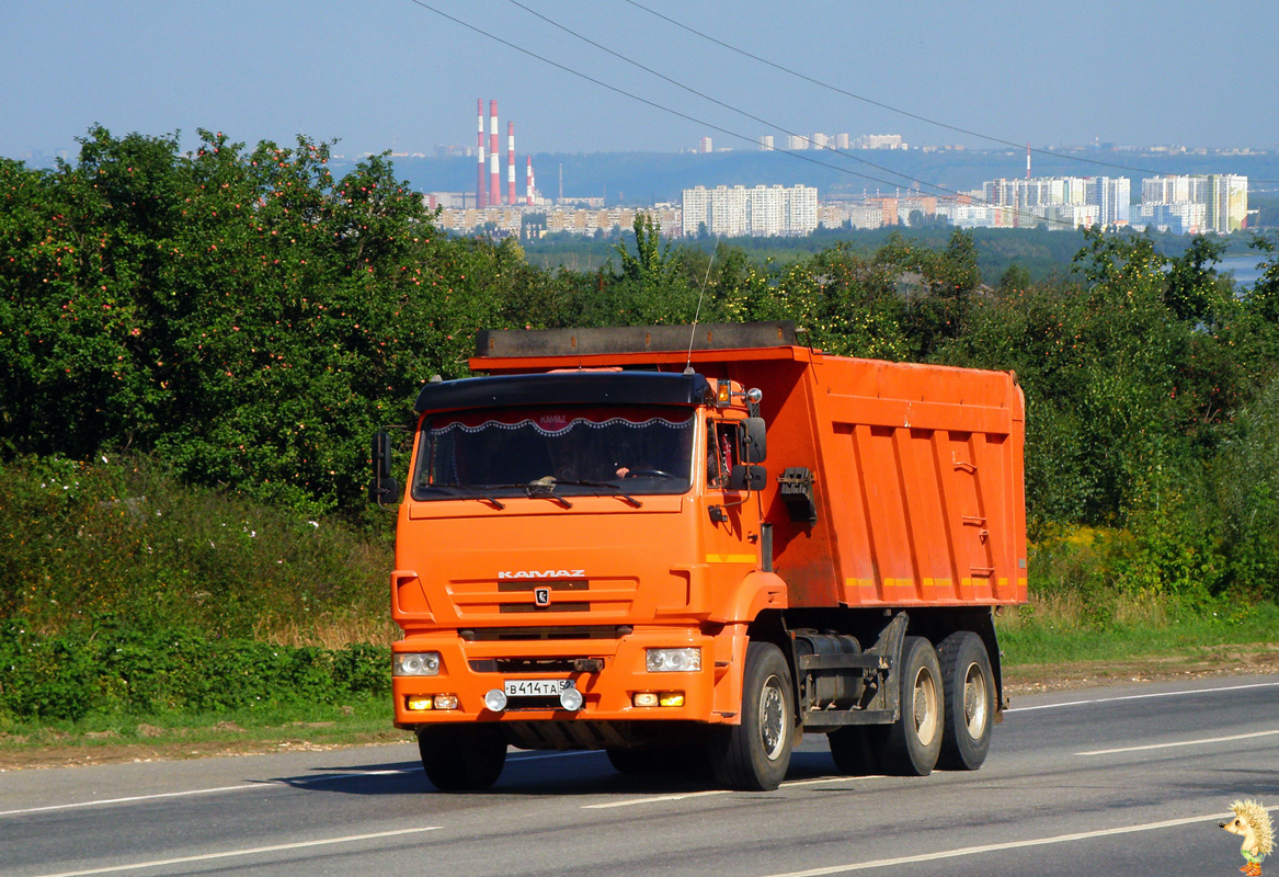 Нижегородская область, № В 414 ТА 52 — КамАЗ-6520-63