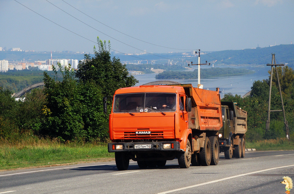 Нижегородская область, № В 021 ВМ 152 — КамАЗ-55111 (общая модель)