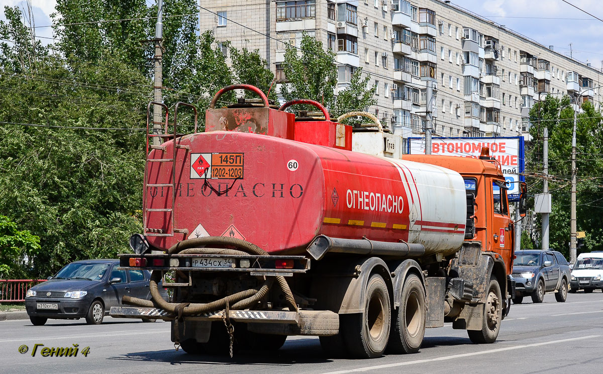 Волгоградская область, № Р 434 СХ 34 — КамАЗ-65115-62