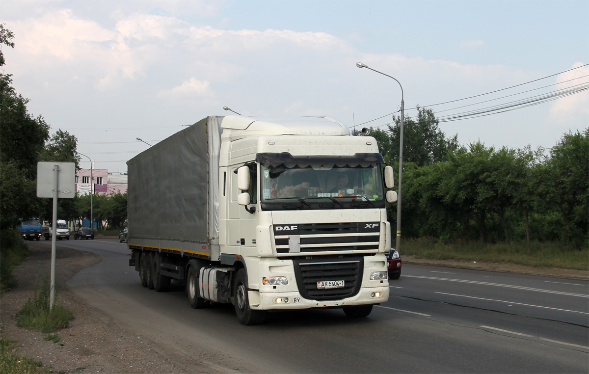 Брестская область, № АК 5404-1 — DAF XF105 FT