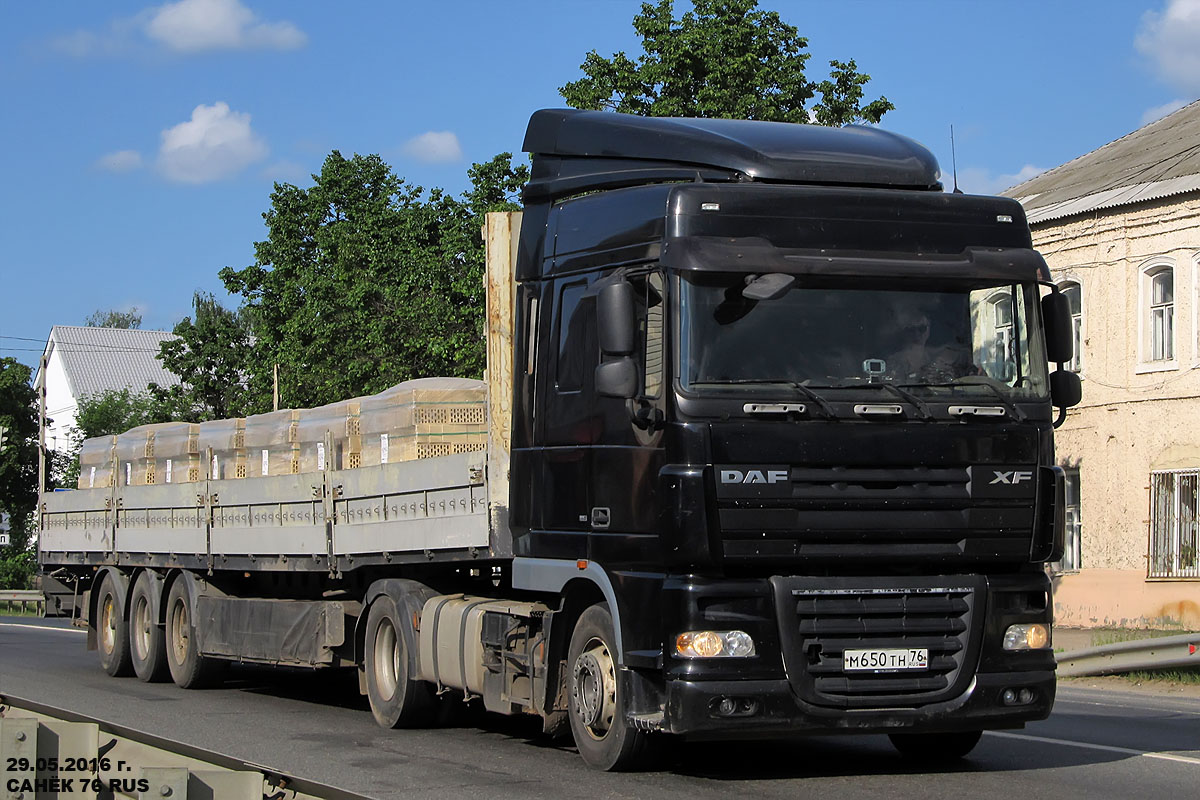 Ярославская область, № М 650 ТН 76 — DAF XF105 FT