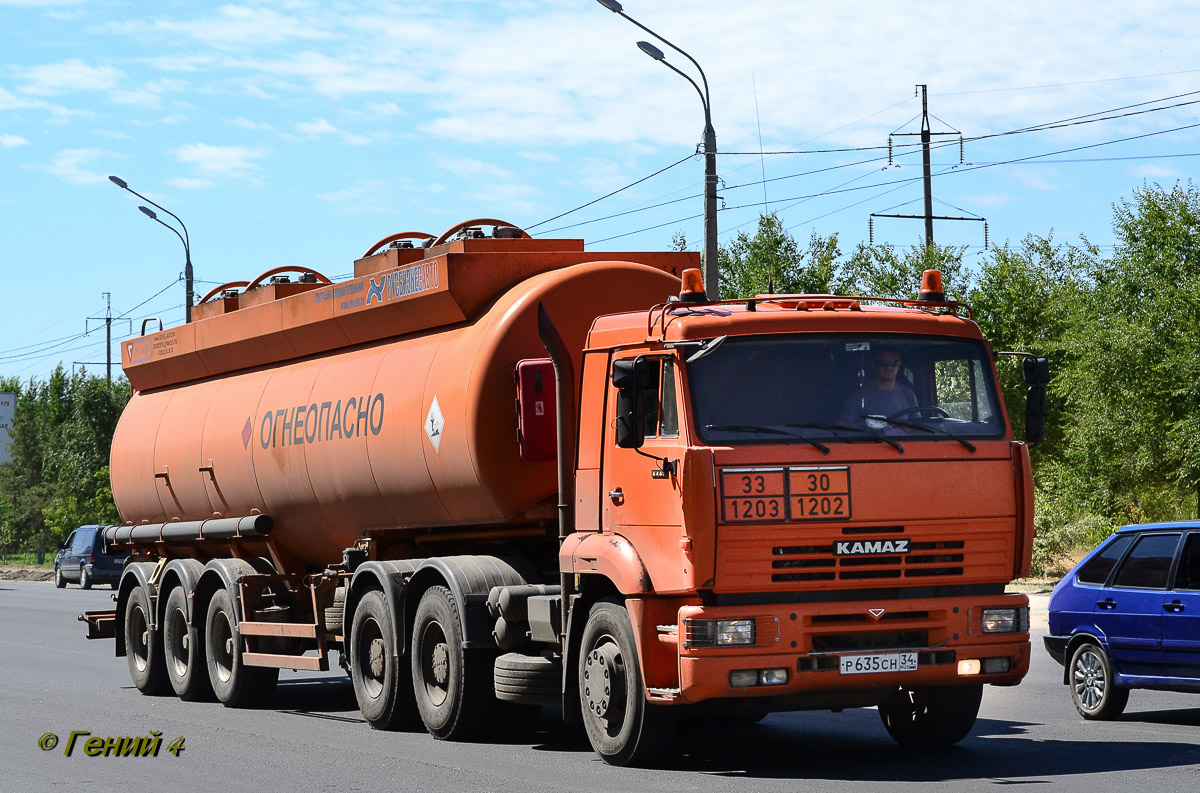 Волгоградская область, № Р 635 СН 34 — КамАЗ-6460-63