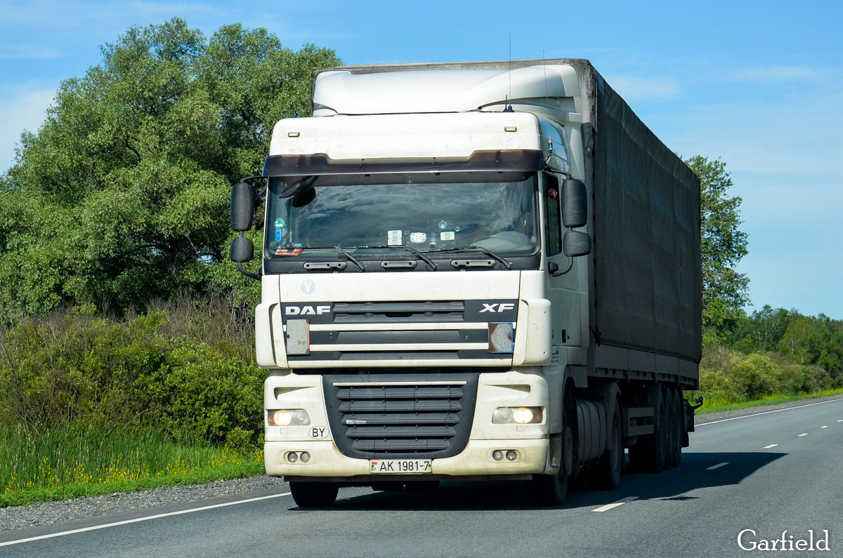 Минск, № АК 1981-7 — DAF XF105 FT