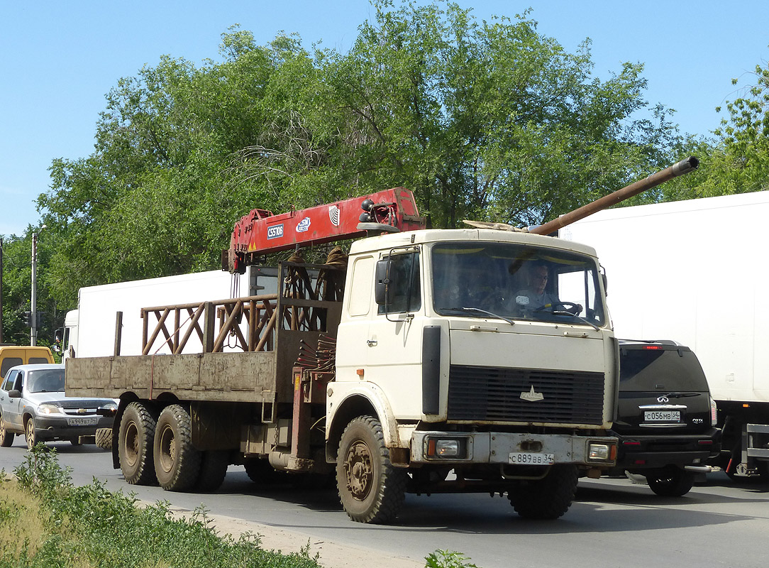 Волгоградская область, № С 889 ВВ 34 — МАЗ (общая модель)