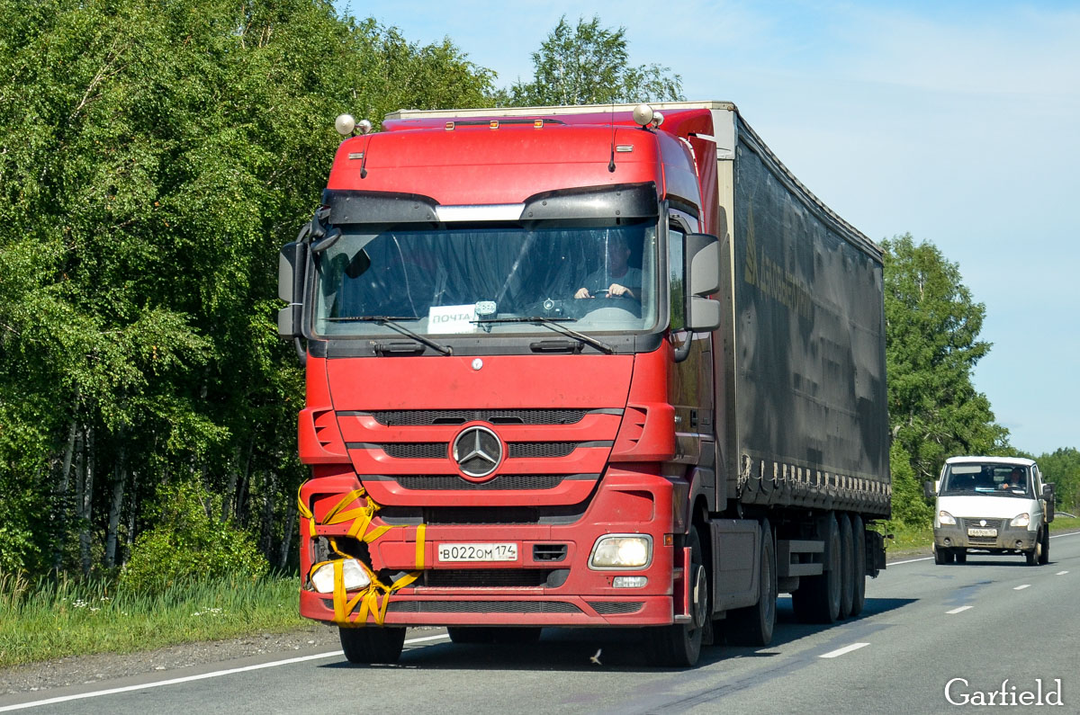 Челябинская область, № В 022 ОМ 174 — Mercedes-Benz Actros ('2009) 1844