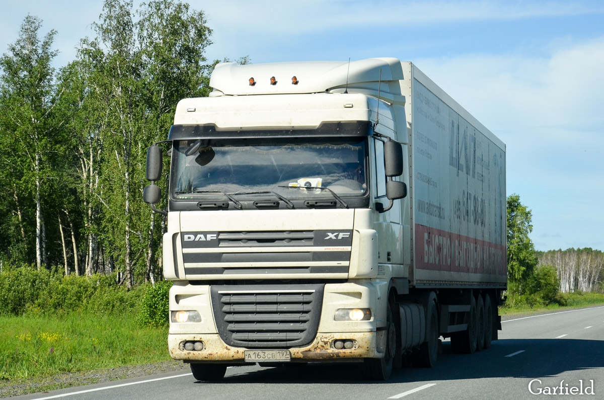 Москва, № А 163 СВ 197 — DAF XF105 FT