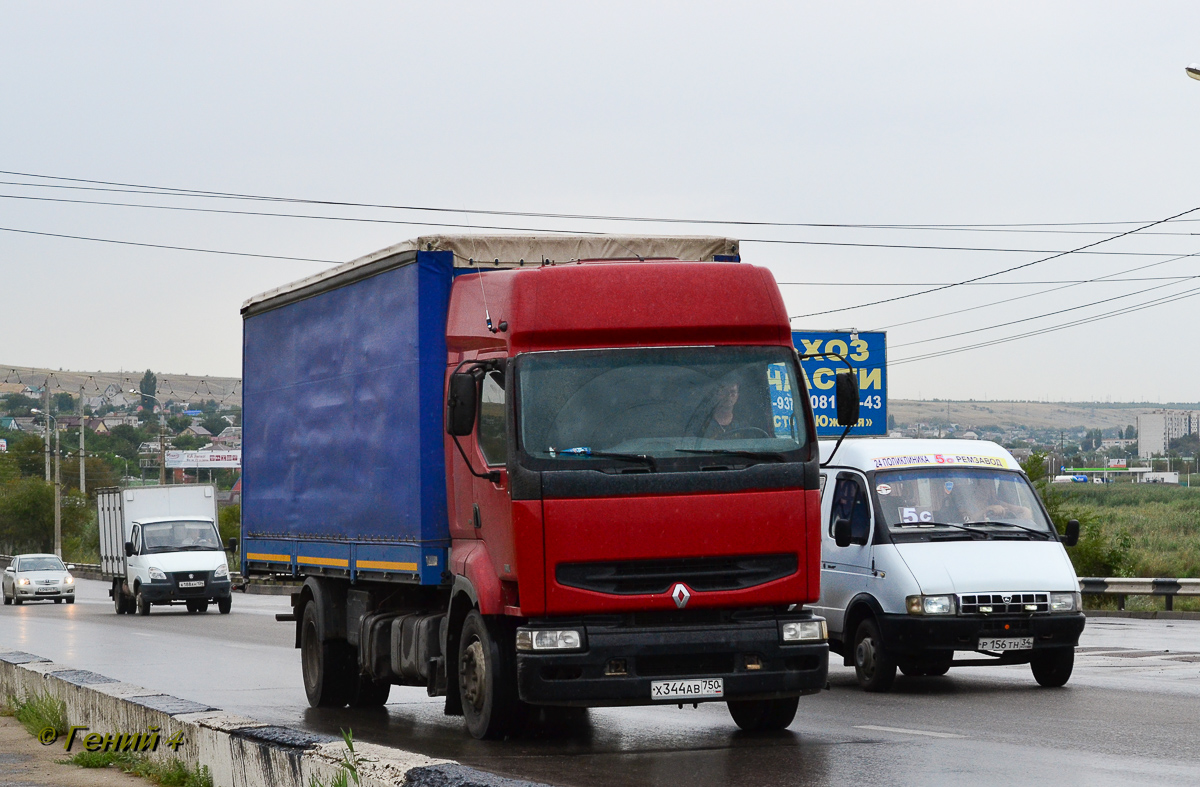 Московская область, № Х 344 АВ 750 — Renault Premium ('1996)