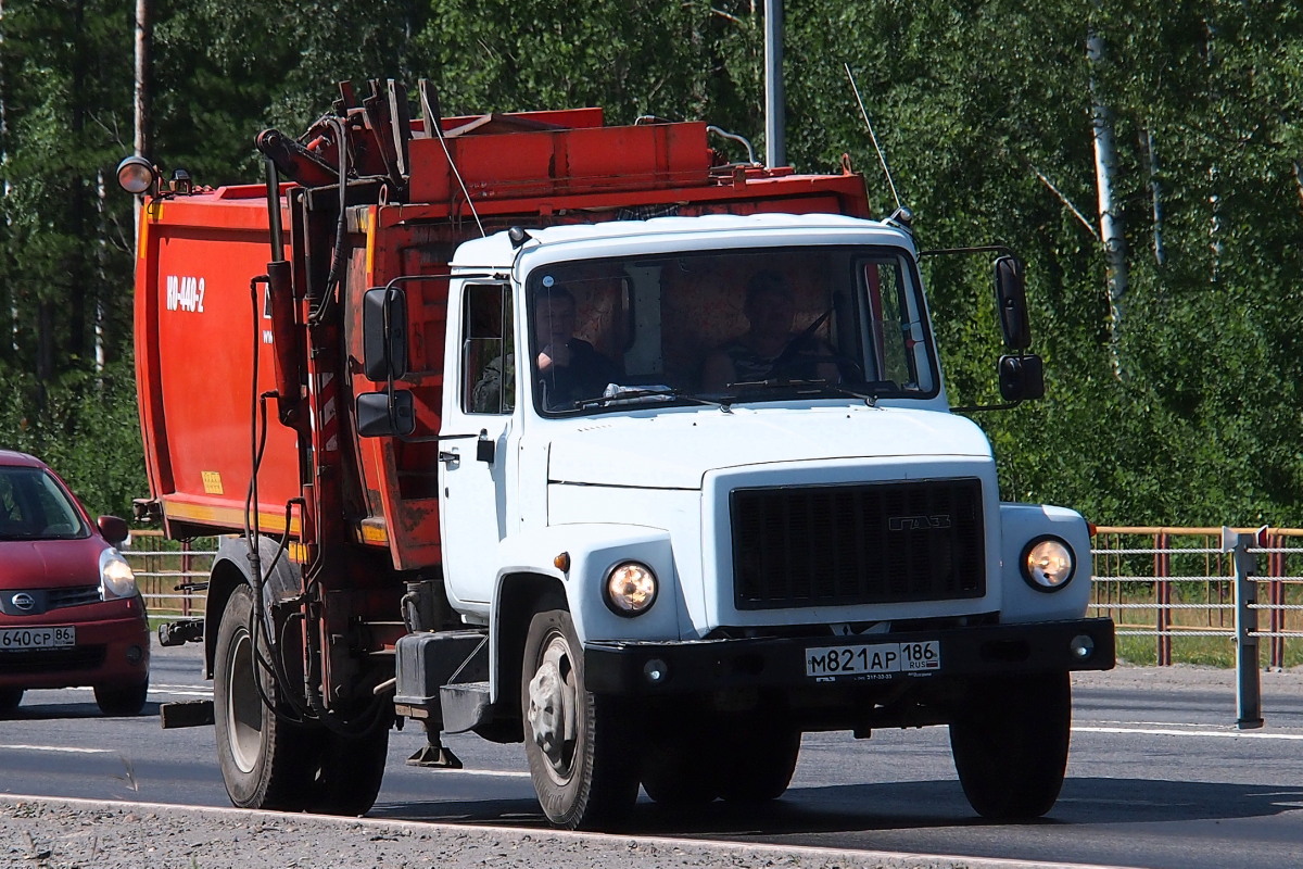 Ханты-Мансийский автоном.округ, № М 821 АР 186 — ГАЗ-3309