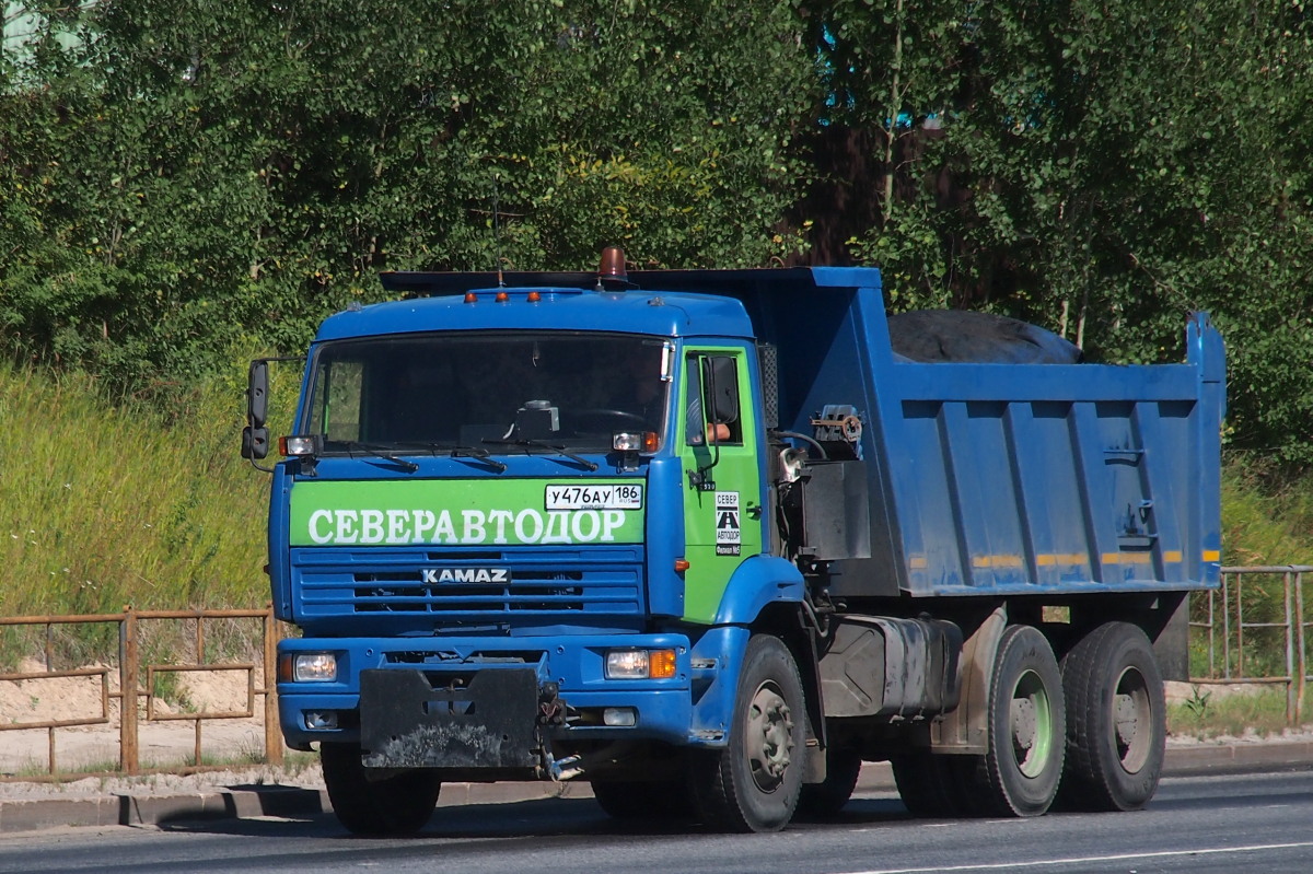 Ханты-Мансийский автоном.округ, № У 476 АУ 186 — КамАЗ-6520-06 [65200F]