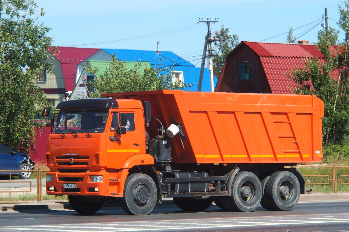 Ханты-Мансийский автоном.округ, № Х 036 АР 186 — КамАЗ-6520-63