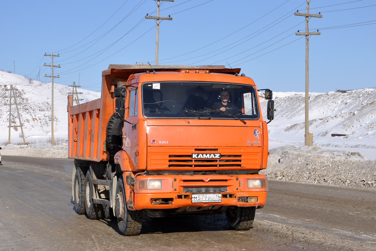 Саха (Якутия), № М 579 ВО 14 — КамАЗ-6520-06 [65200F]