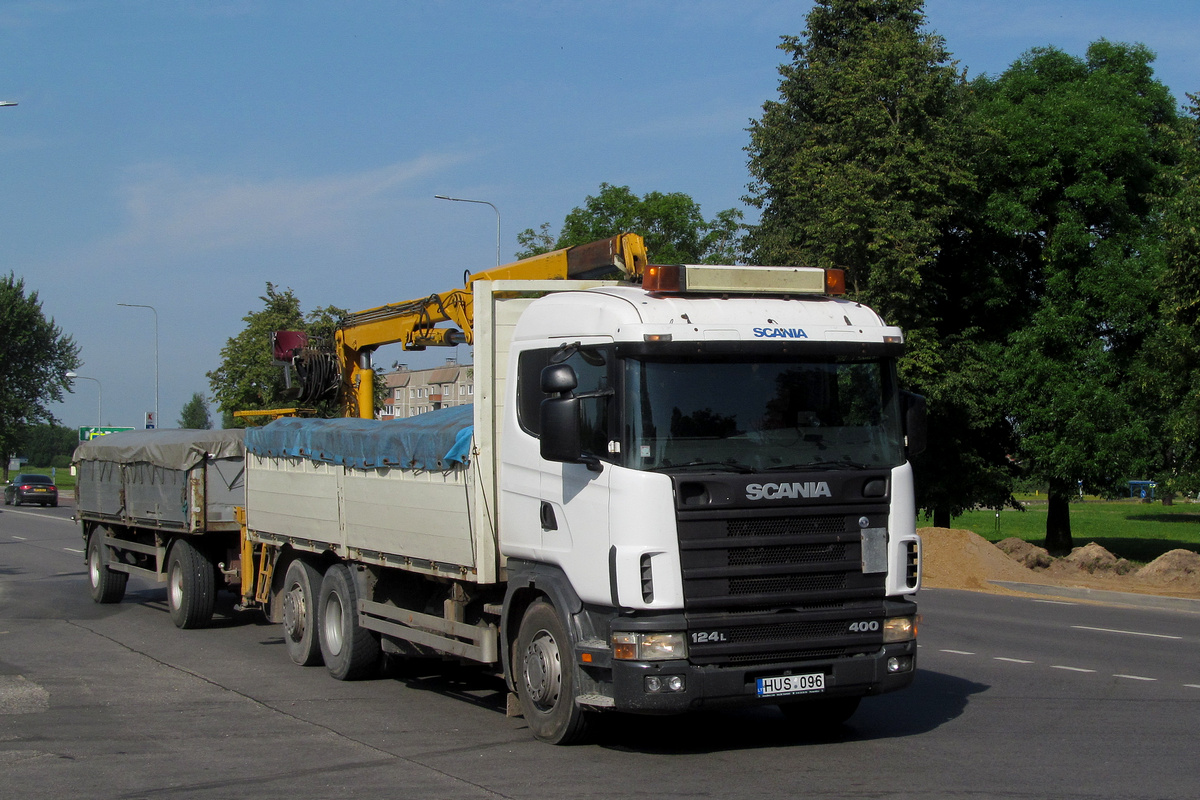 Литва, № HUS 096 — Scania ('1996) R124L