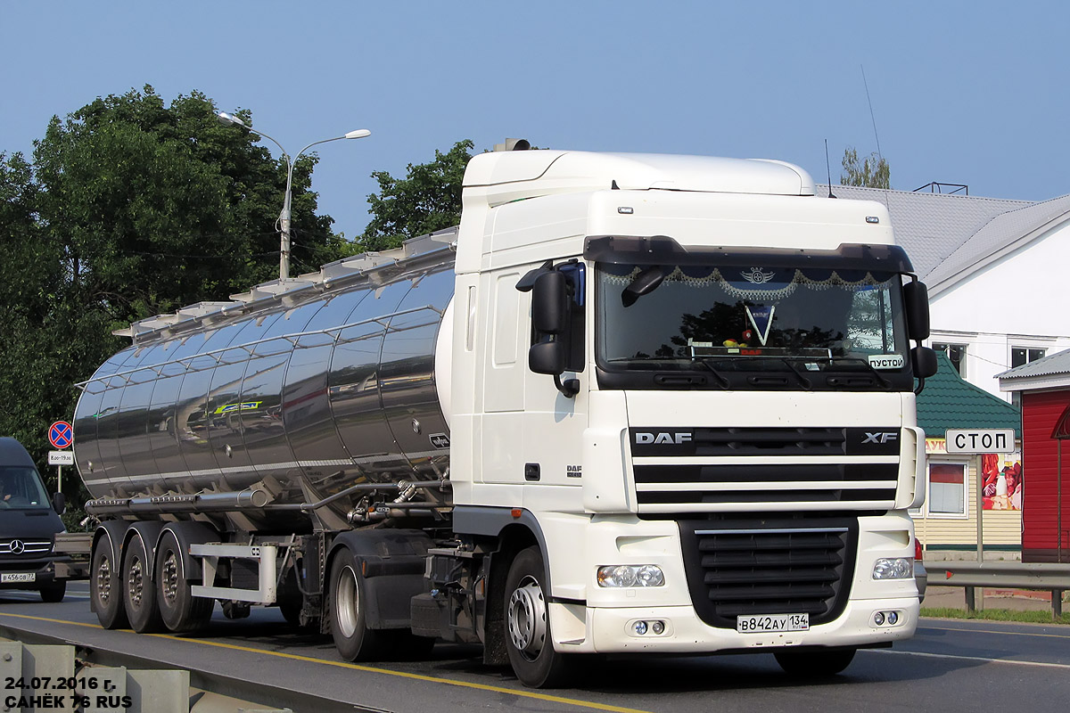 Волгоградская область, № В 842 АУ 134 — DAF XF105 FT