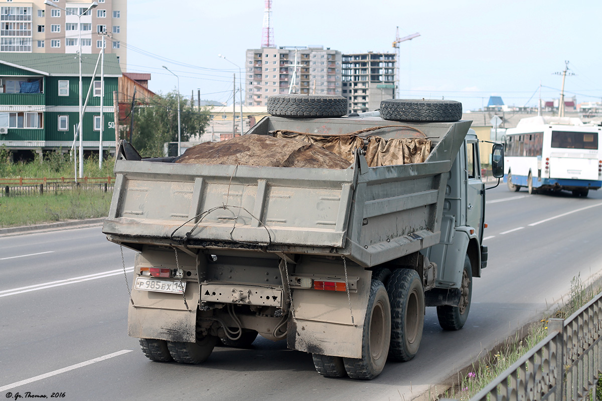 Саха (Якутия), № Р 985 ВХ 14 — КамАЗ-55111 [551110]