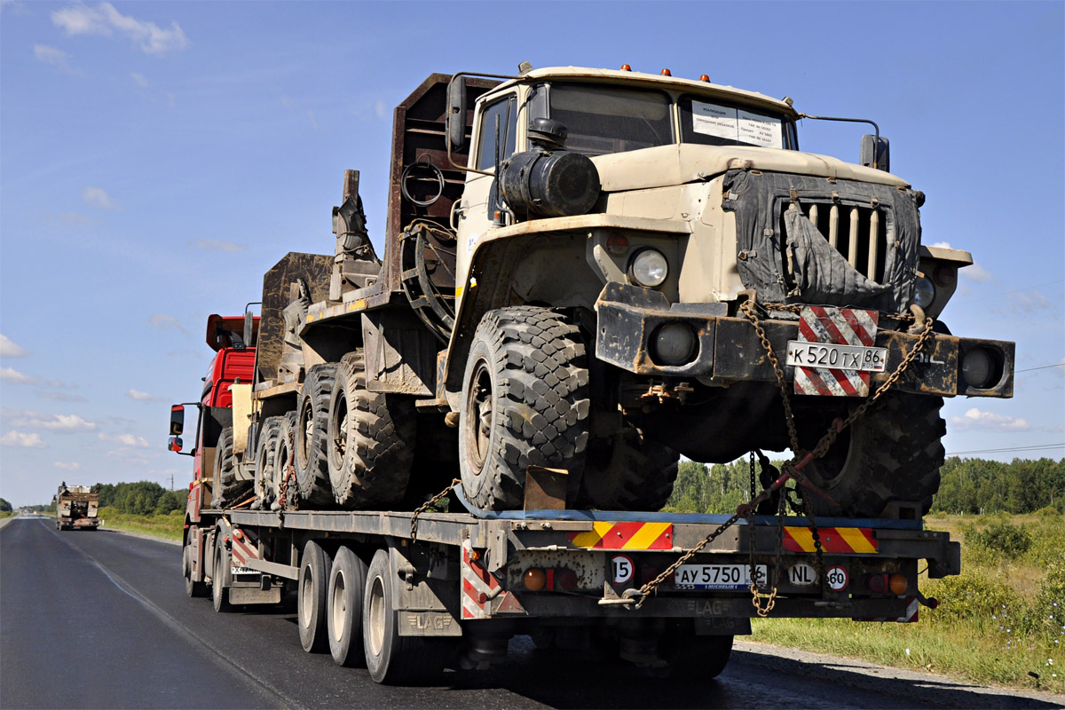 Ханты-Мансийский автоном.округ, № К 520 ТХ 86 — Урал-43204