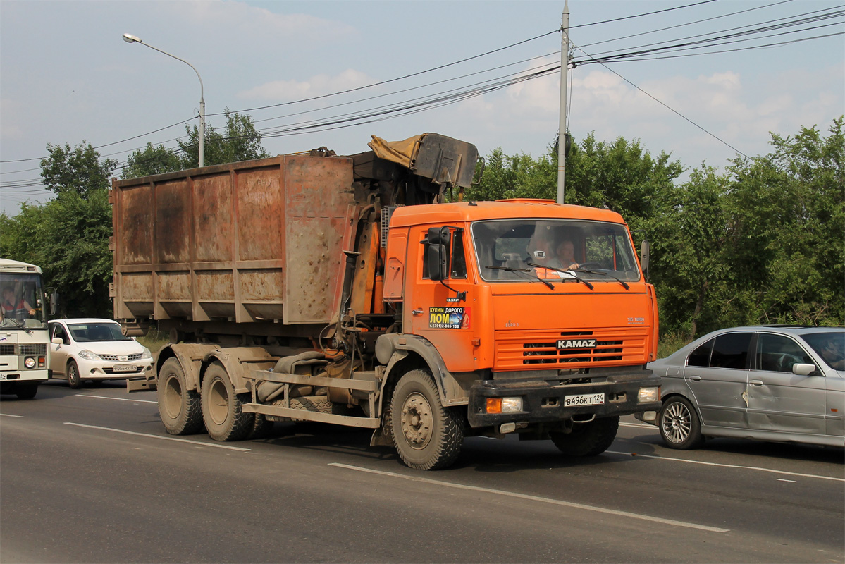 Красноярский край, № В 496 КТ 124 — КамАЗ-65115-D3