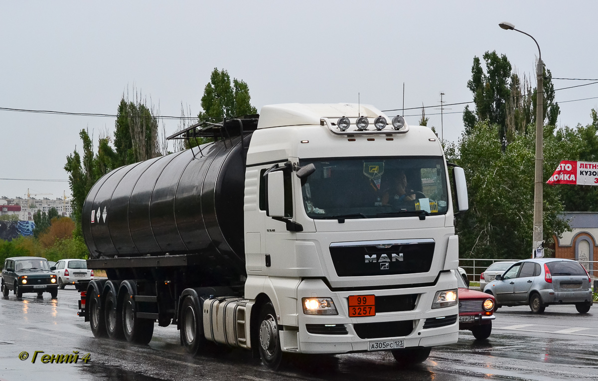 Краснодарский край, № А 305 РС 123 — MAN TGX ('2007) 18.400