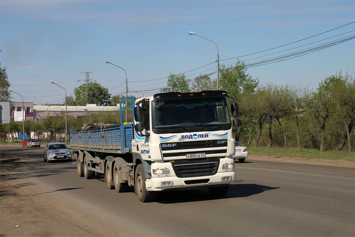 Красноярский край, № Н 800 СВ 24 — DAF CF85 FTT