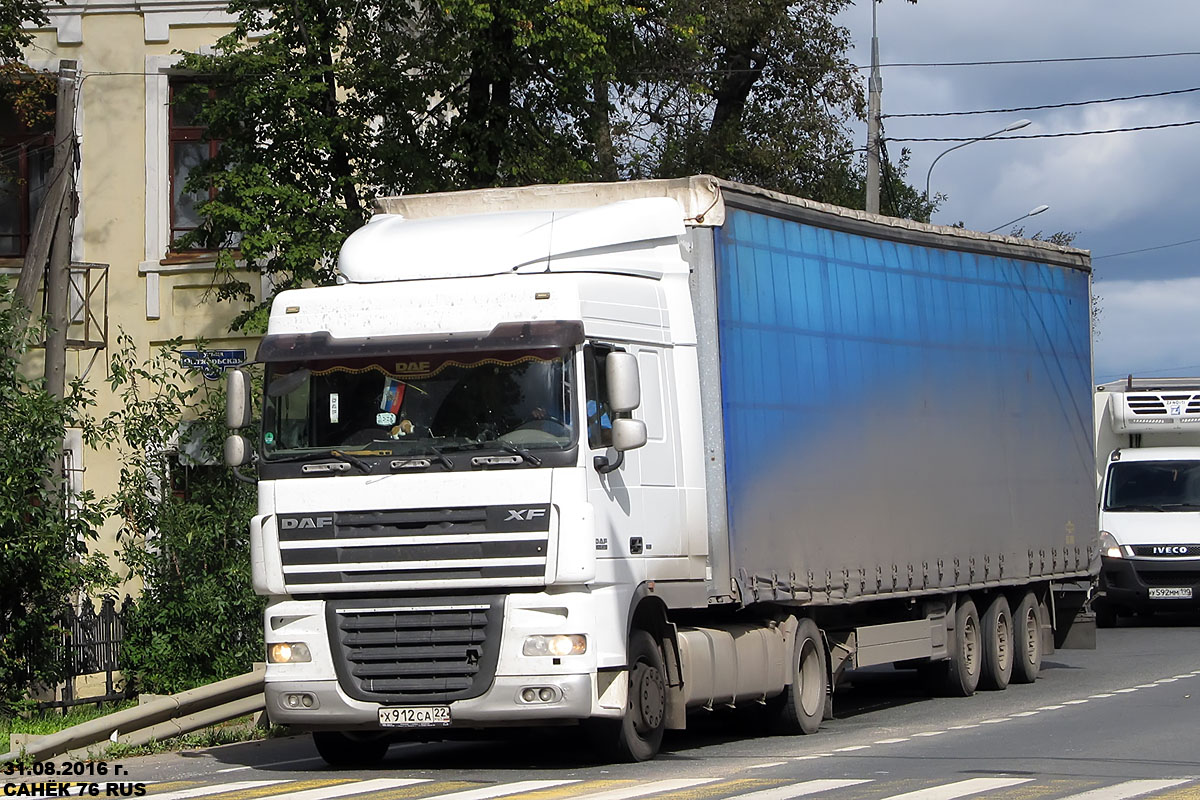 Алтайский край, № Х 912 СА 22 — DAF XF105 FT