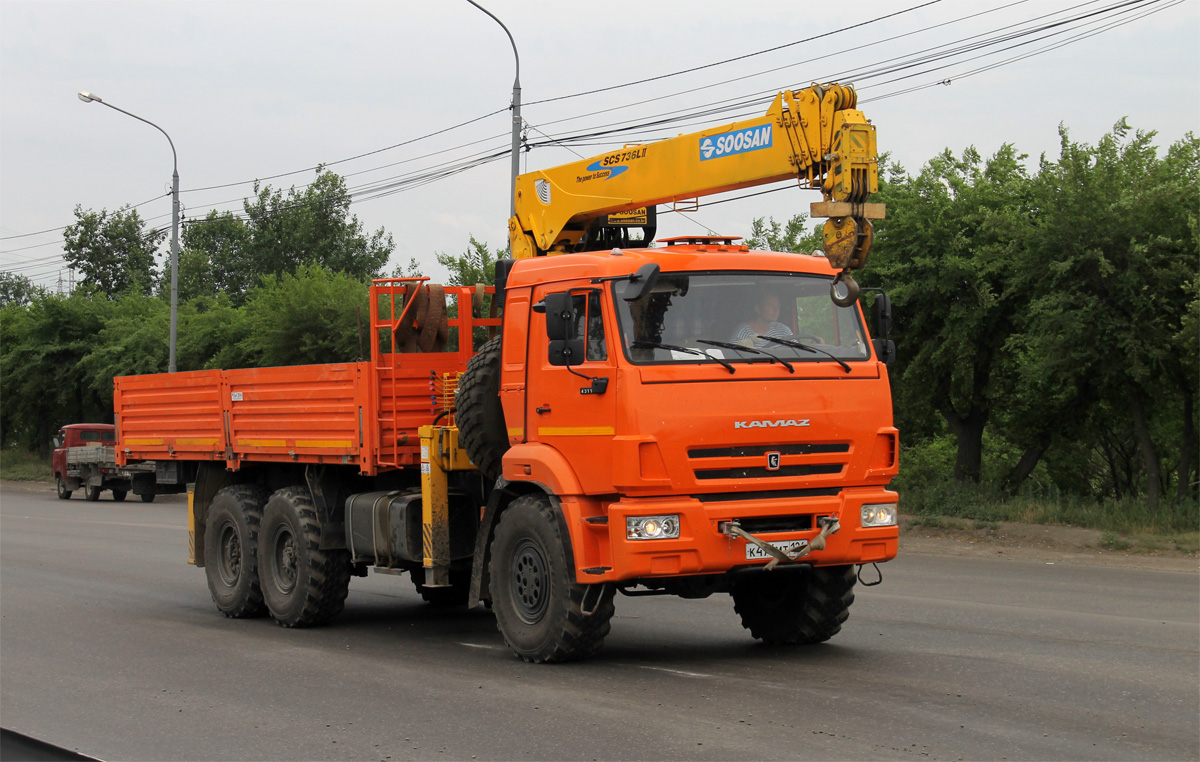 Красноярский край, № К 474 МТ 124 — КамАЗ-43118-46