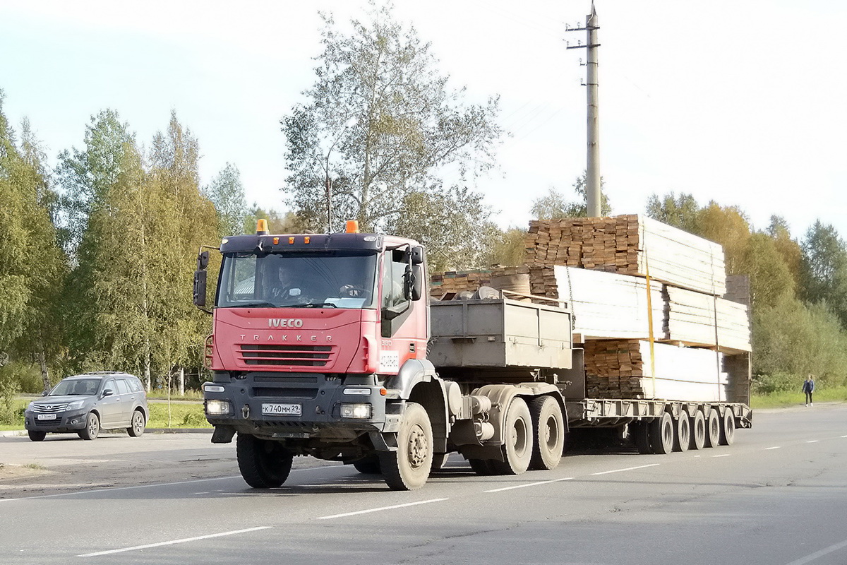 Архангельская область, № К 740 ММ 29 — IVECO-AMT Trakker ('2004)