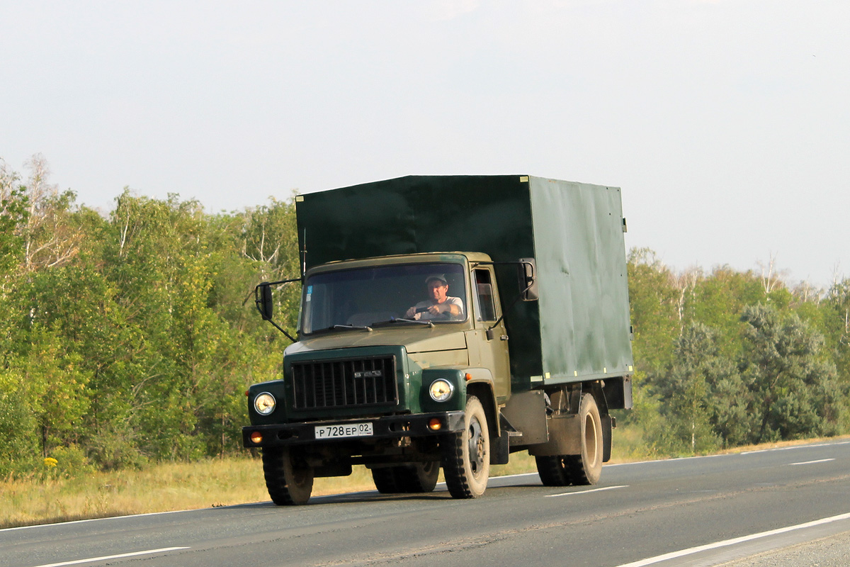 Башкортостан, № Р 728 ЕР 02 — ГАЗ-3307