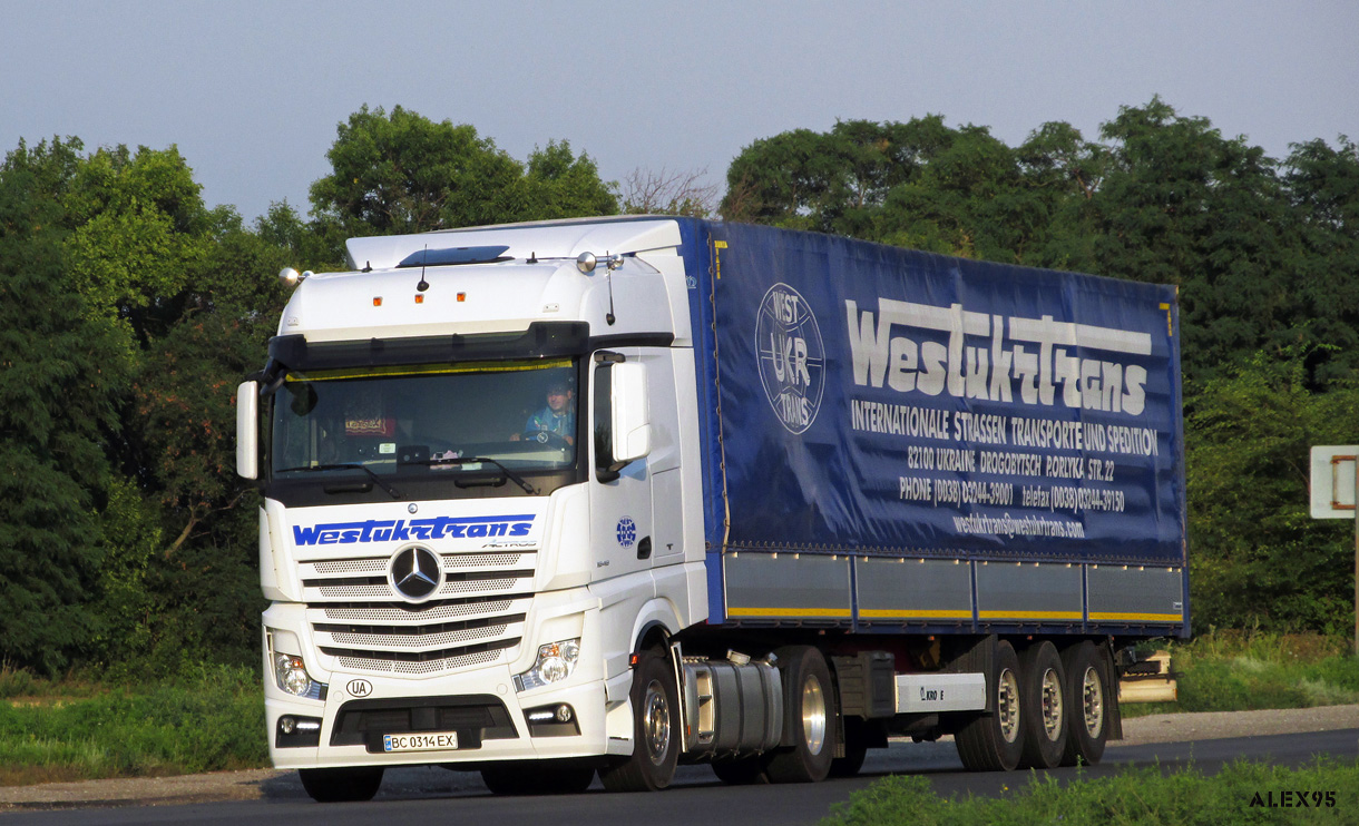 Львовская область, № ВС 0314 ЕХ — Mercedes-Benz Actros ('2011) 1848