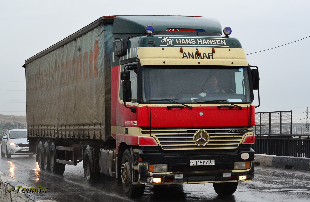 Волгоградская область, № А 116 РХ 34 — Mercedes-Benz Actros ('1997)