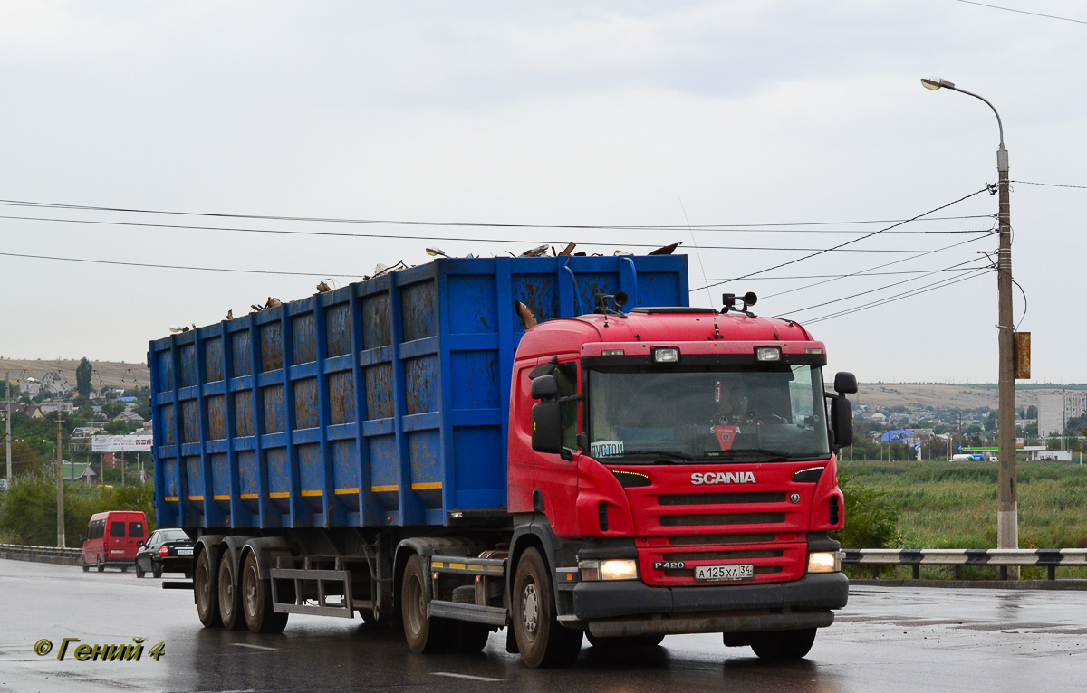 Волгоградская область, № А 125 ХА 34 — Scania ('2004) P420