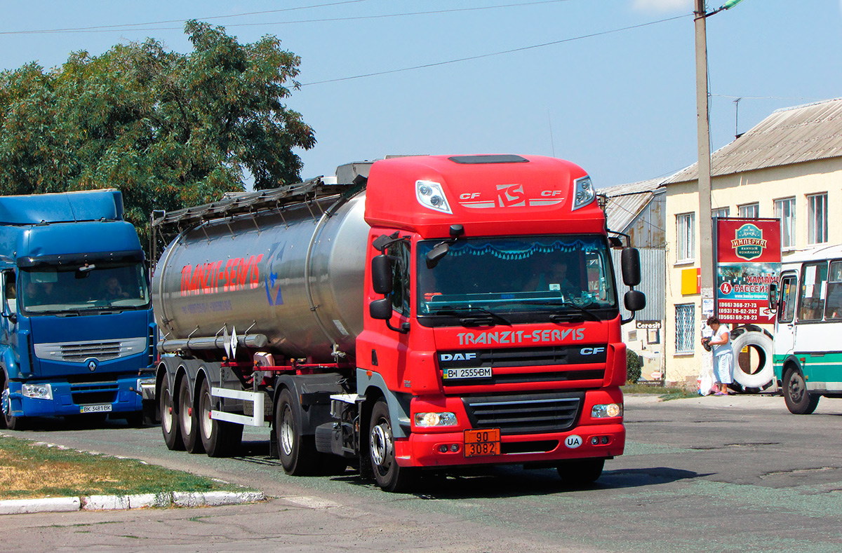 Полтавская область, № ВІ 2555 ВМ — DAF CF85 FT